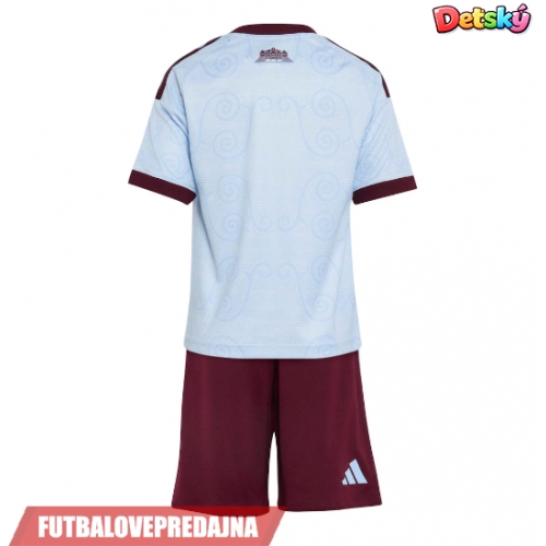 Lacne Dětský Futbalové dres Aston Villa 2026-27 Krátky Rukáv - Tretina (+ trenírky)